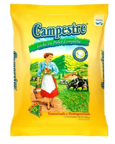 LECHE EN POLVO CAMPESTRE - 900GR
