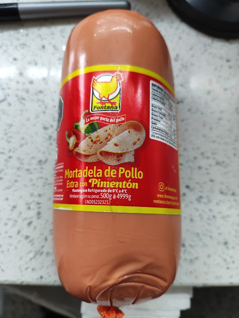TACO DE MORTADELA CON PIMENTON FONTANA