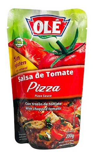 SALSA DE TOMATE PARA PIZZA OLE - 200GR